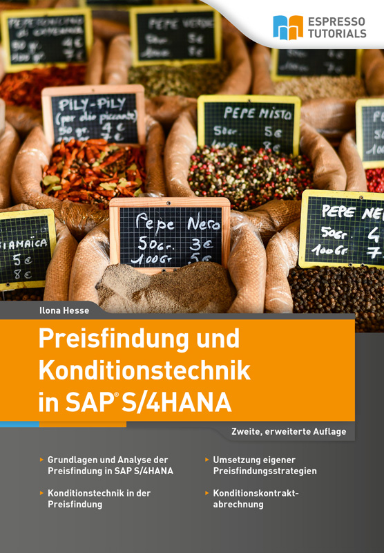 Buchcover "Preisfindung und Konditionstechnik in SAP S/4HANA"